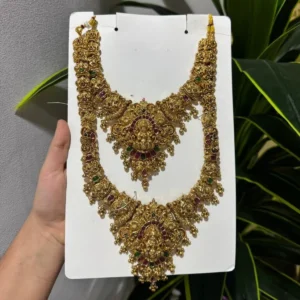 Big Necklace + Small necklace + Earring-3 Set