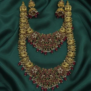 Big Necklace + Small Necklace + Earring- 3 Set