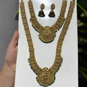 Big Necklace /Small Necklace + Earring-3 Set