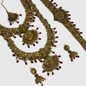 Necklace -Small & Big+Earring + Hipware